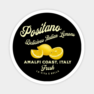 Bring the essence of travel to your home with this Positano-inspired artwork! Vibrant lemons capture the spirit of Italy's Amalfi Coast Magnet